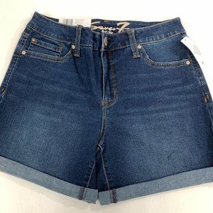 Seven7 Women's Shorts Size 8 Weekend Short 5" inseam Denim Jean Short Blue 8